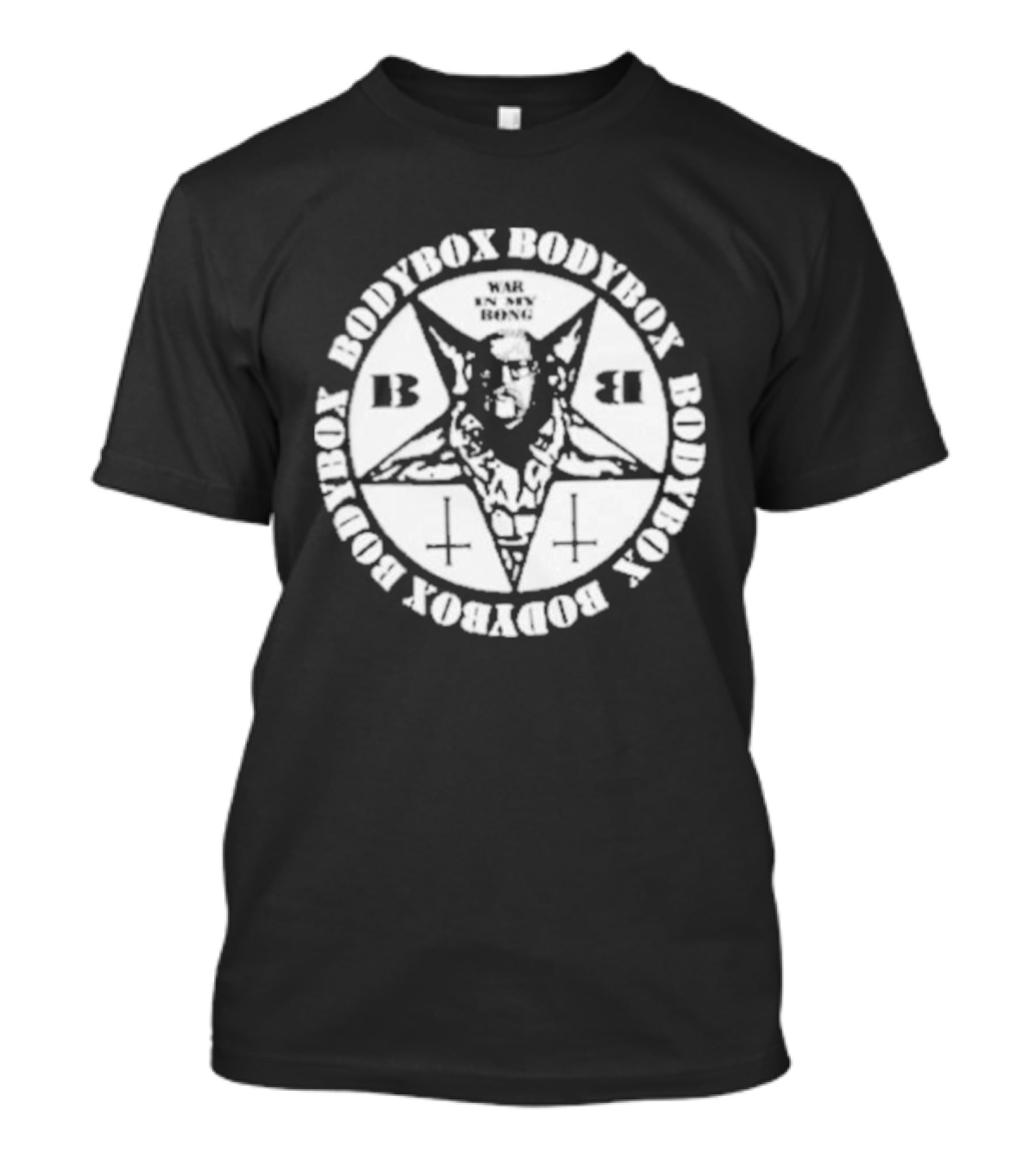 Bodybox Pentagram Symbol War In My Bong T-Shirt