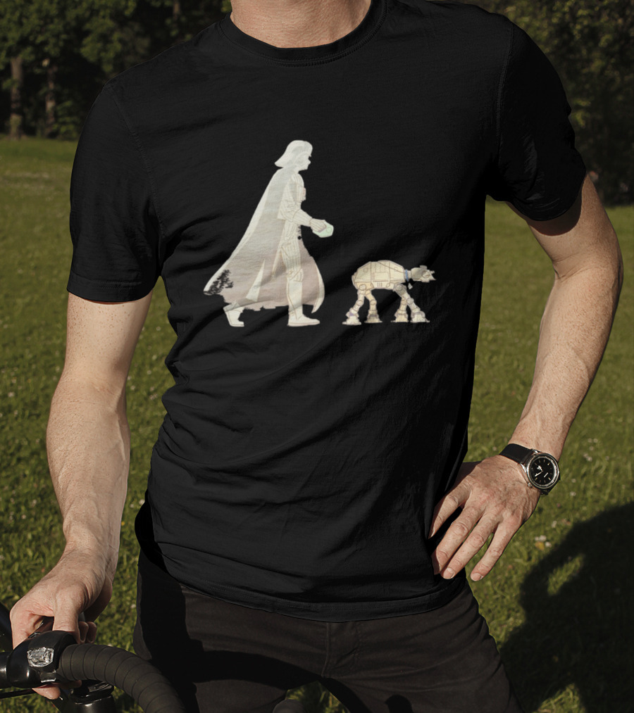 Star Wars Darth Vader Walking AT AT Walker T-Shirt