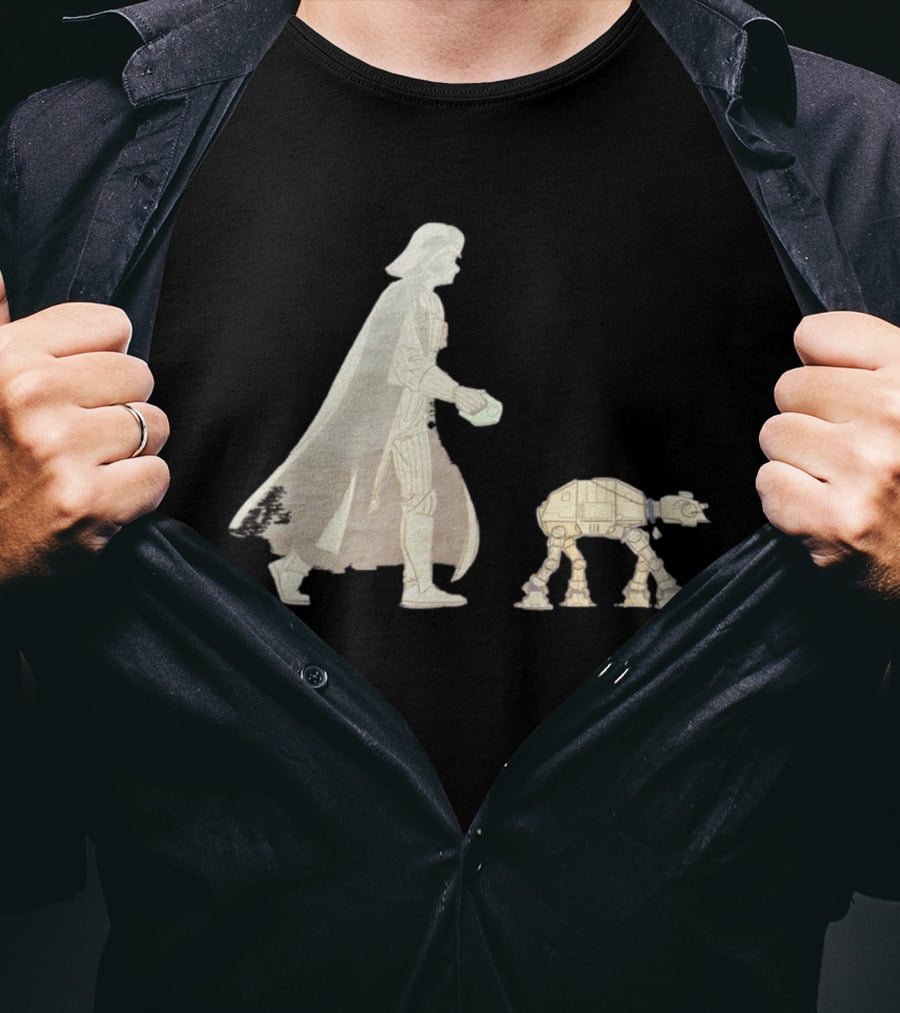 Star Wars Darth Vader Walking AT AT Walker T-Shirt