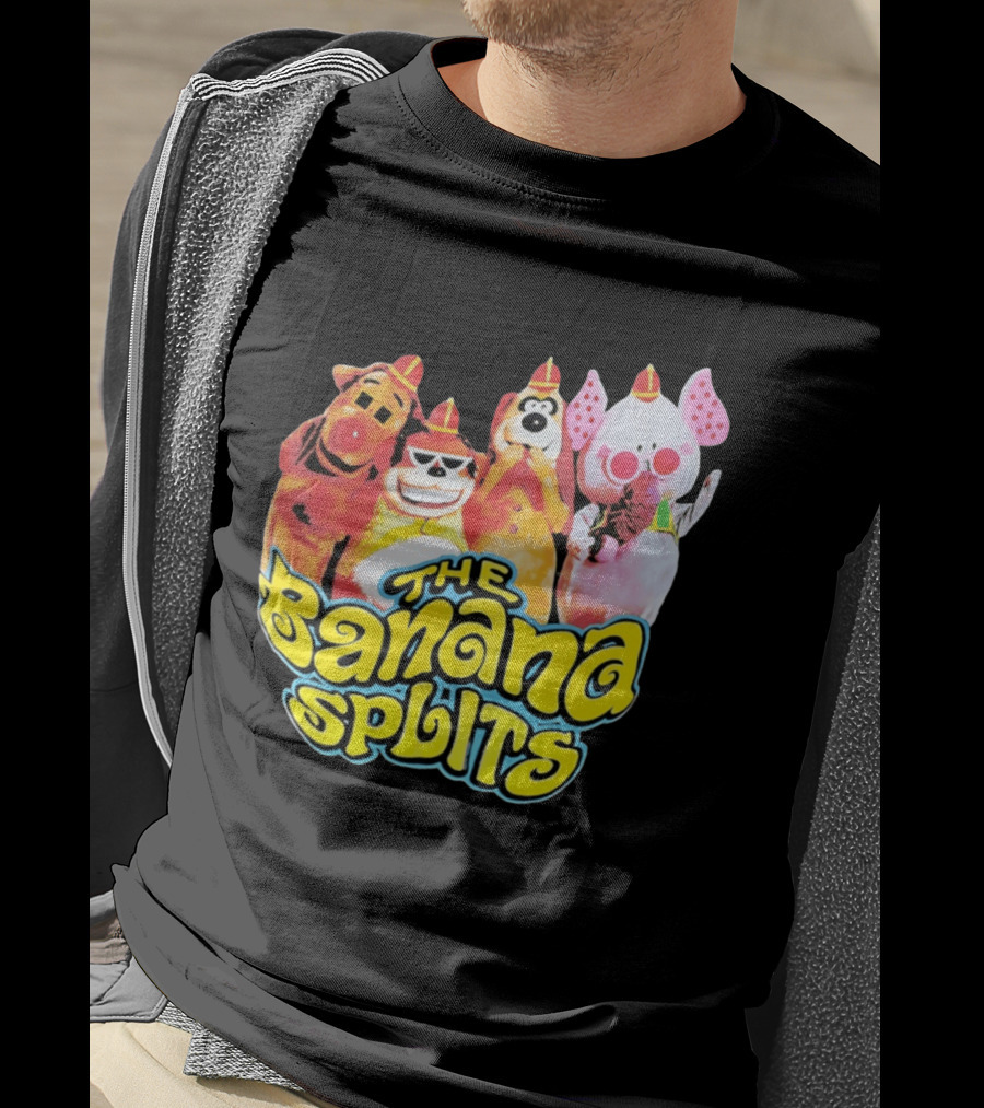 The Banana Splits Characters Hanna Barbera Retro Animation Series T-Shirt