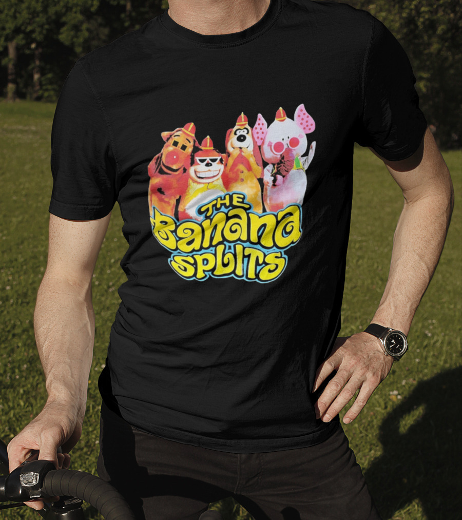 The Banana Splits Characters Hanna Barbera Retro Animation Series T-Shirt