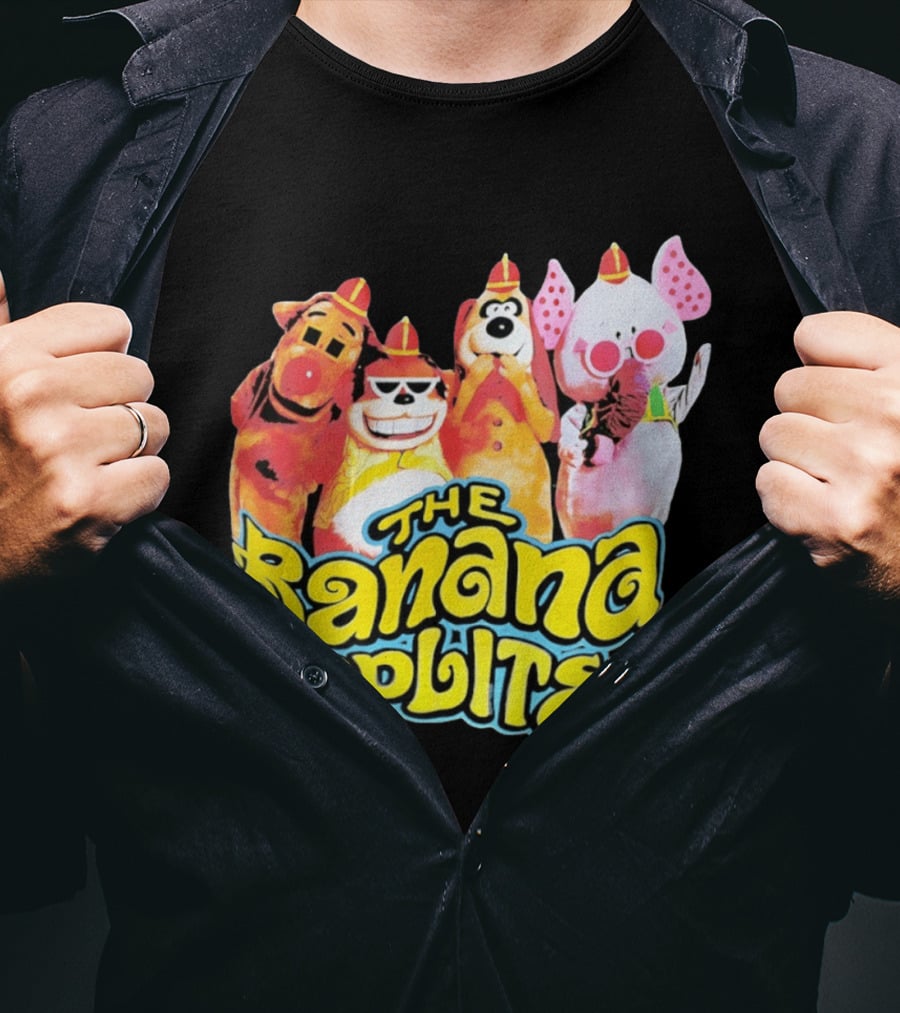 The Banana Splits Characters Hanna Barbera Retro Animation Series T-Shirt