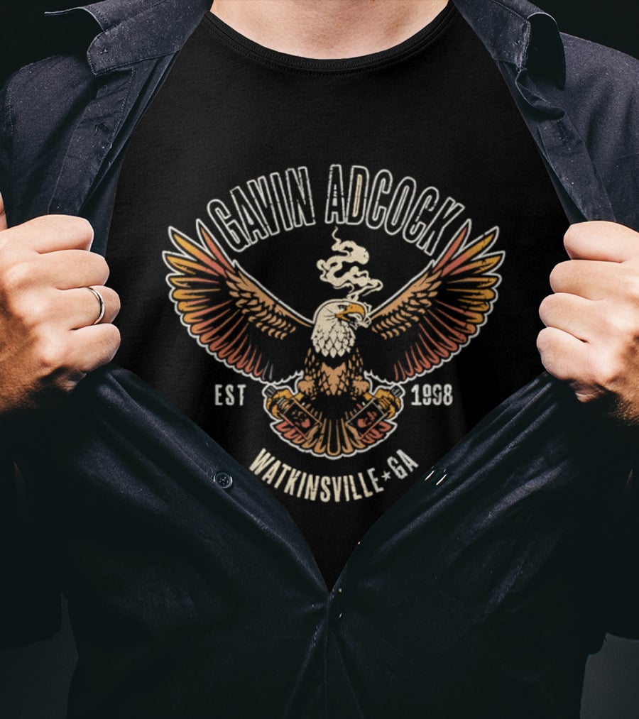 Gavin Adcock Eagle Watkinsville GA EST 1998 T-Shirt