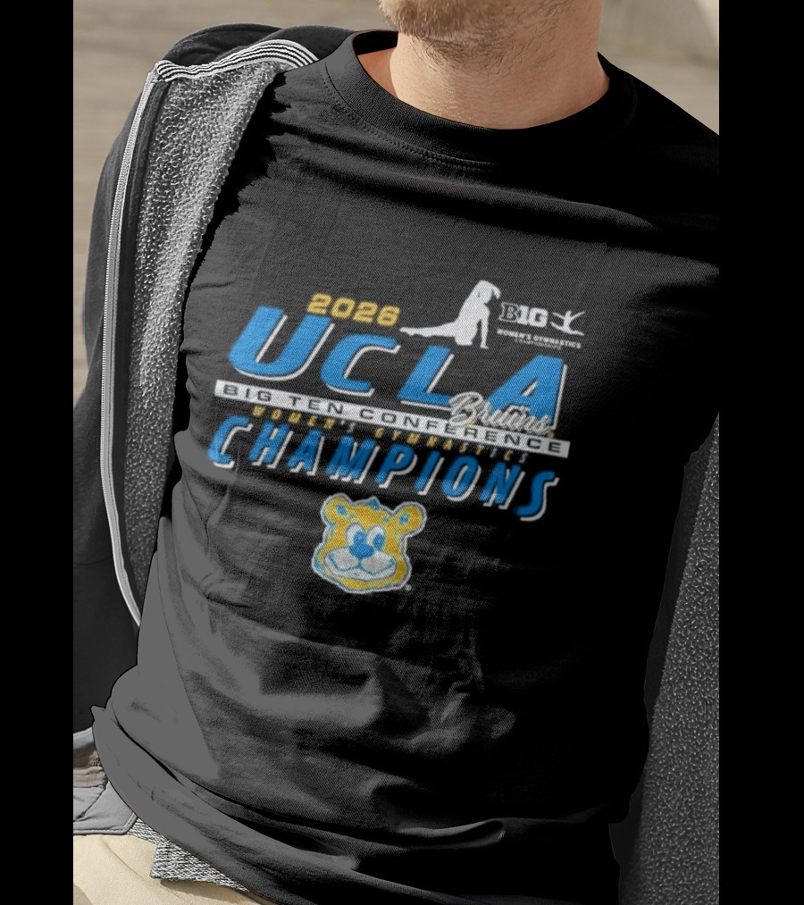 2023 UCLA Bruins Gymnastics Women's Big Ten Champions T-Shirt