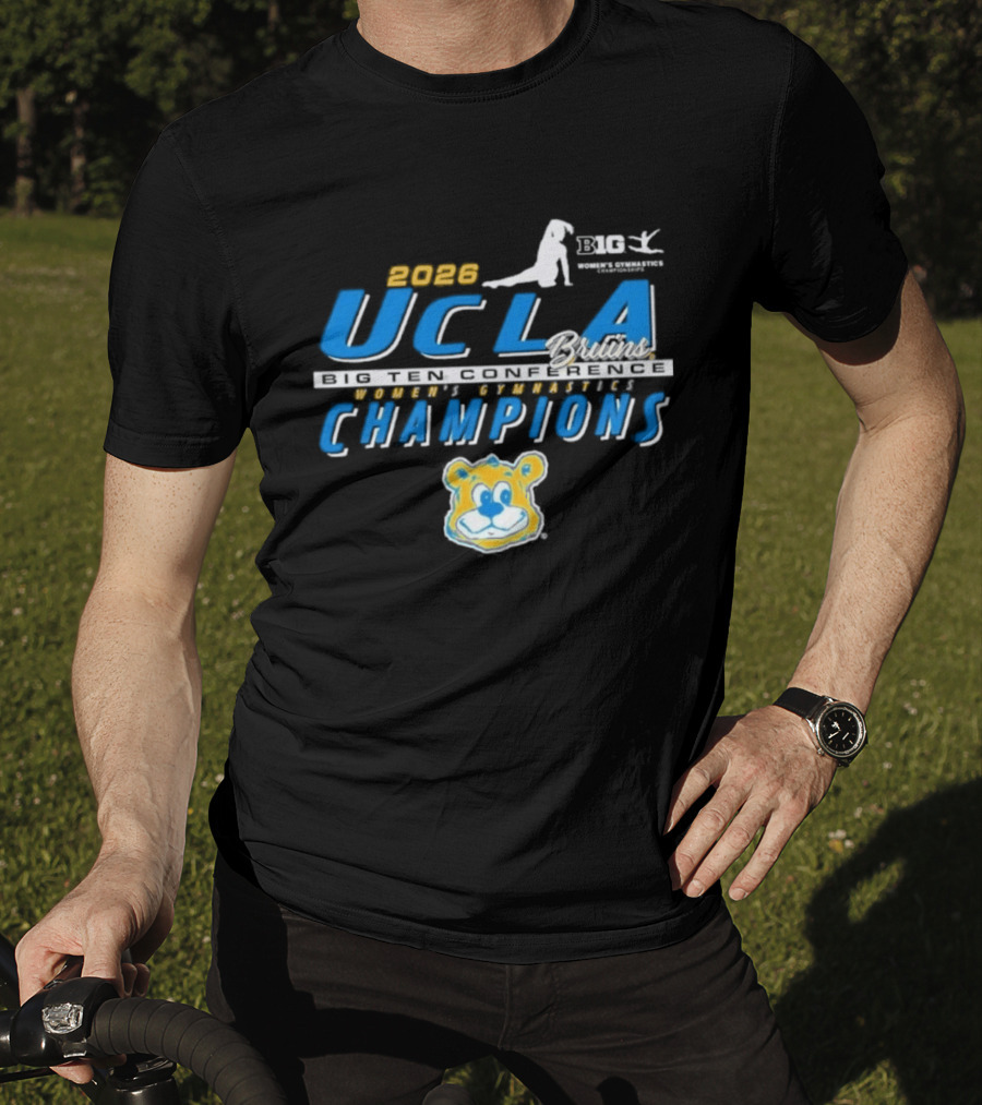 2023 UCLA Bruins Gymnastics Women's Big Ten Champions T-Shirt