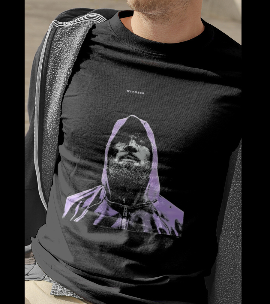 Witness LeBron James Style Purple T-Shirt