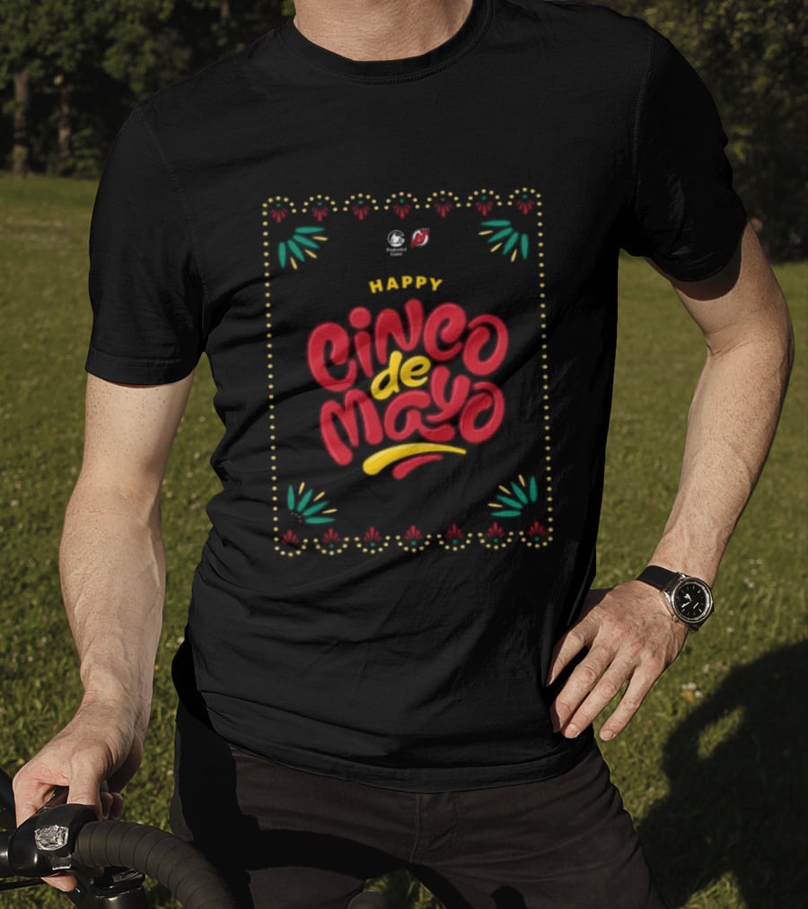 New Jersey Devils Happy Cinco De Mayo Celebration T-Shirt