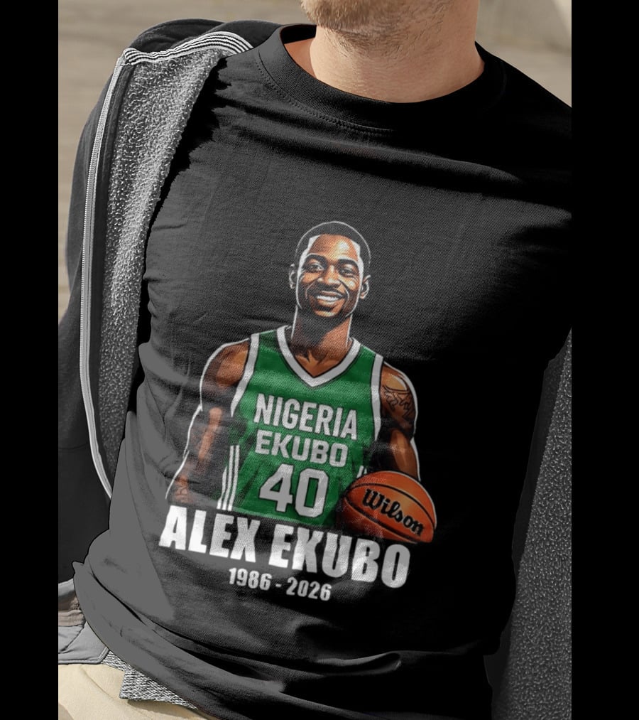 Alex Ekubo 1986 2026 Nollywood Nigeria Basketball Player T-Shirt