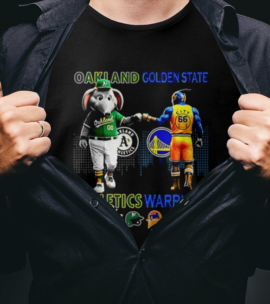 Oakland Athletics Saturdays Fist Bump Golden State Warriors Sundays 2026 T-Shirt