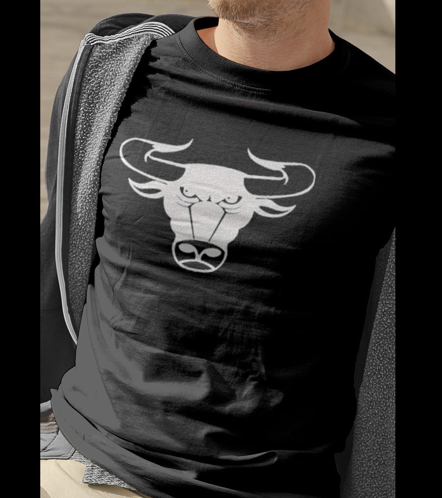 Bulls Head White T-Shirt