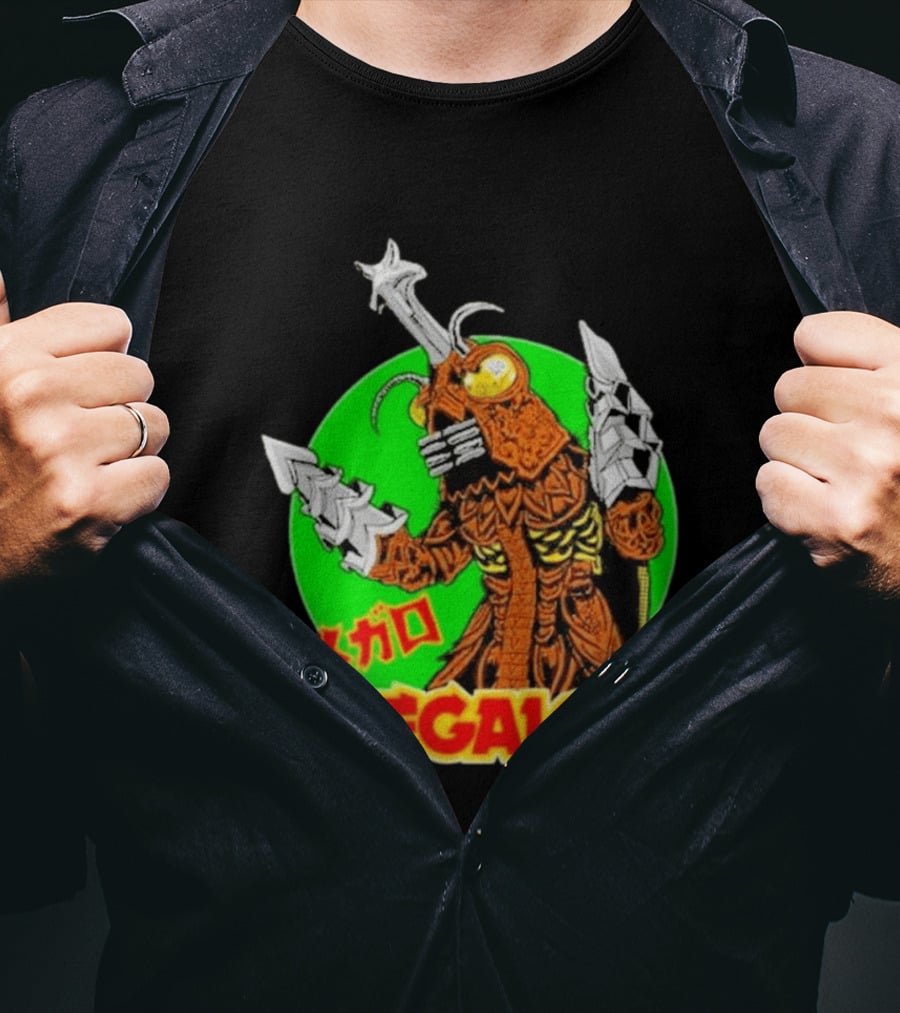 Cavitycolors Megalon Monster Kaiju Japanese Horror And Halloween T-Shirt