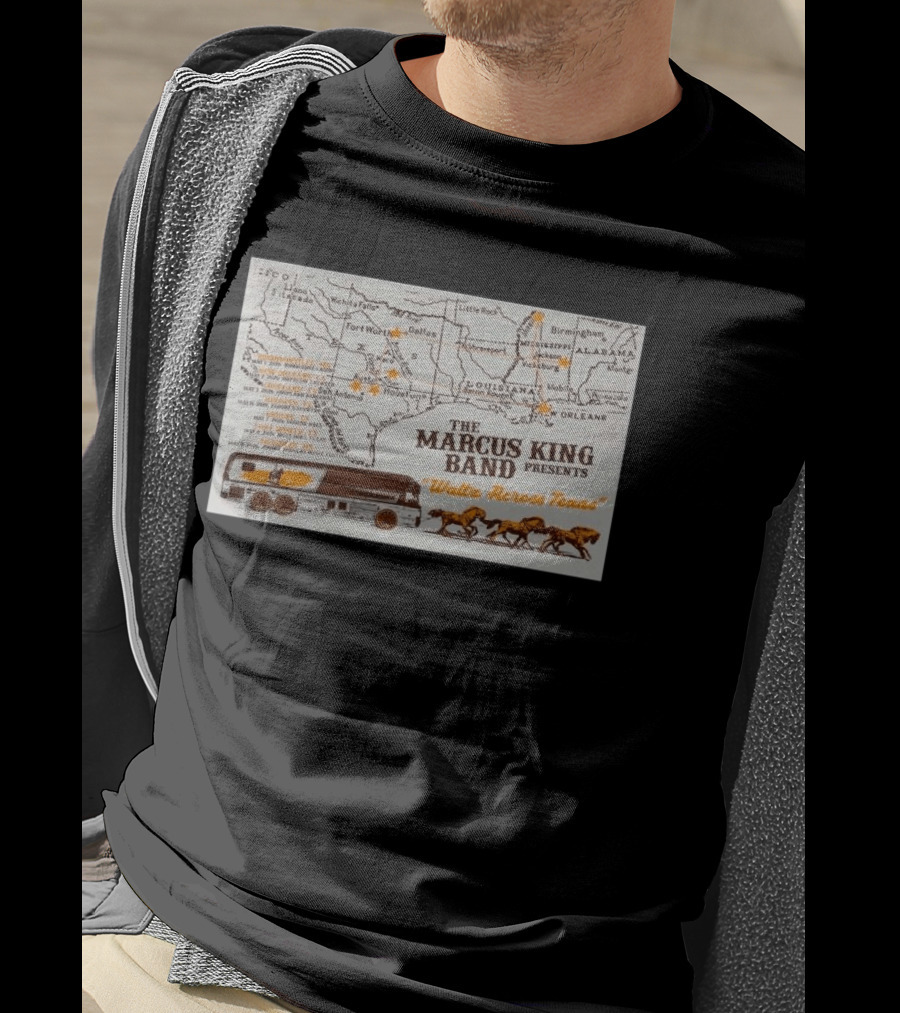 Marcus King Band Presents "Waltz Across Texas" Tour May 8 2026 Billy Bob's Fort Worth Texas T-Shirt