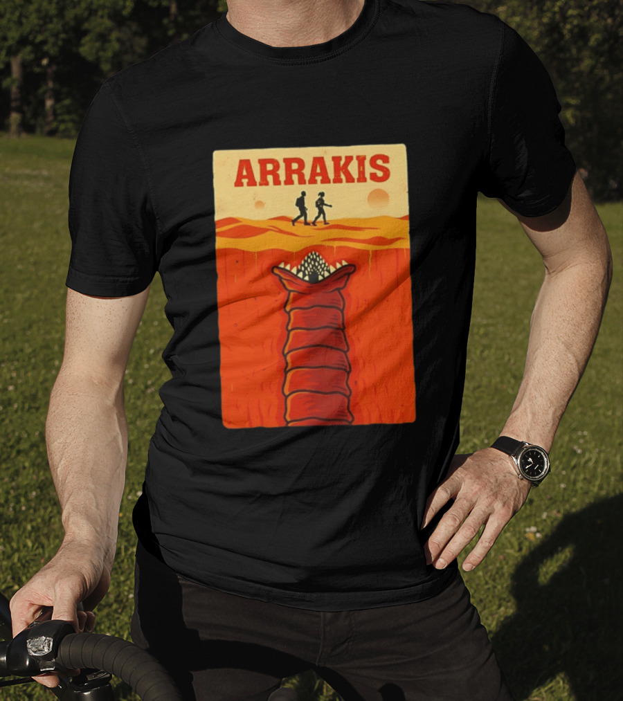 Arrakis Sandworm Apocalypse Movie Style Dune T-Shirt