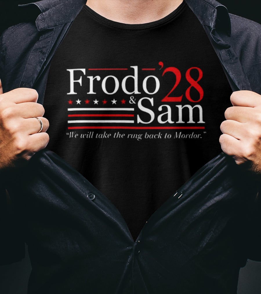 Frodo 28 Sam We Will Take The Ring Back To Mordor T-Shirt