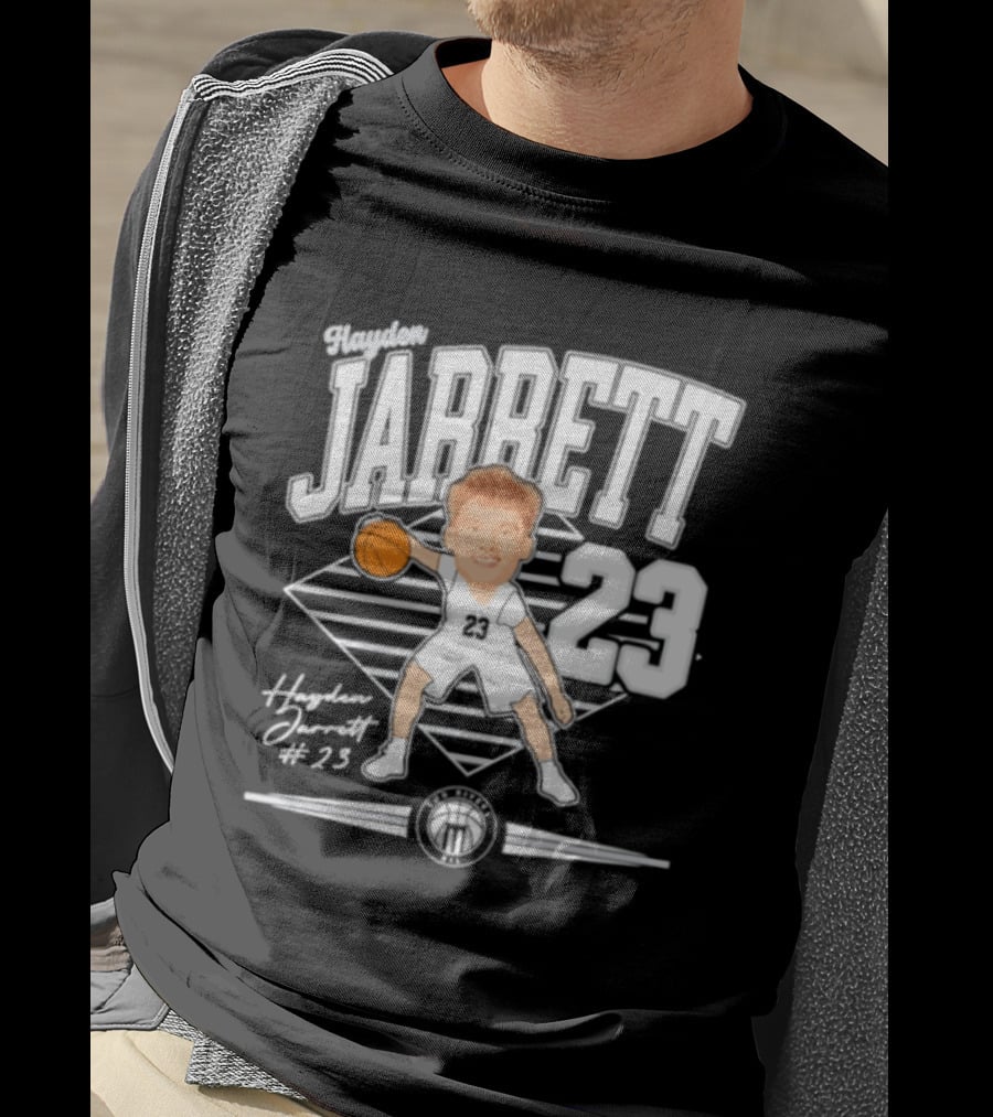 Hayden Jarrett 23 Marietta Basketball 2025 Signature T-Shirt