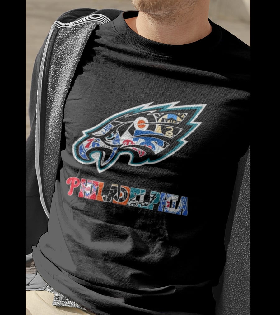 Philadelphia Eagles And Sports Teams Symbolic T-Shirt