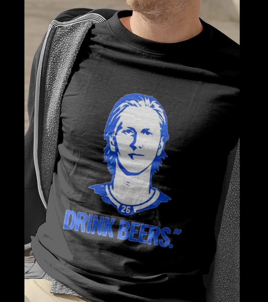 Sam Carrick Rasmus Dahlin Drink Beers Buffalo Sabres Hockey 26 T-Shirt