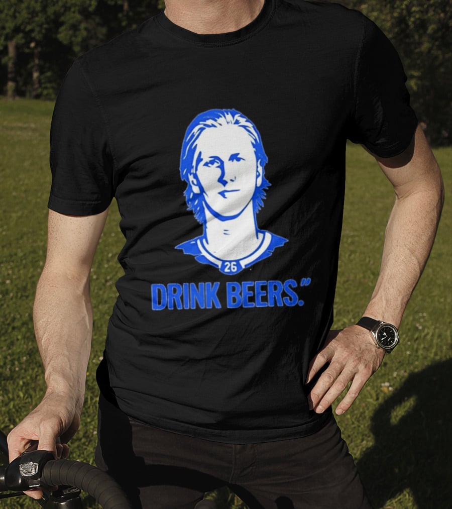 Sam Carrick Rasmus Dahlin Drink Beers Buffalo Sabres Hockey 26 T-Shirt