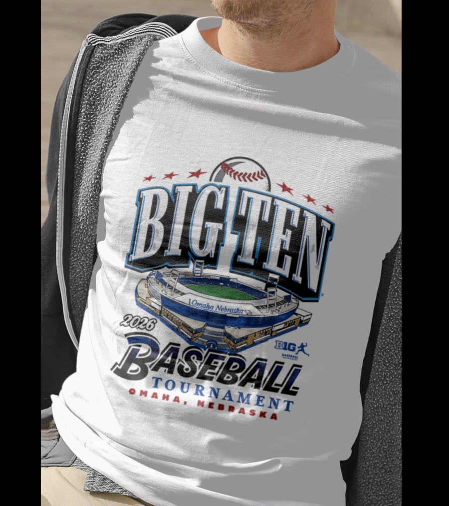 2026 Big Ten Baseball Tournament Omaha Nebraska T-Shirt