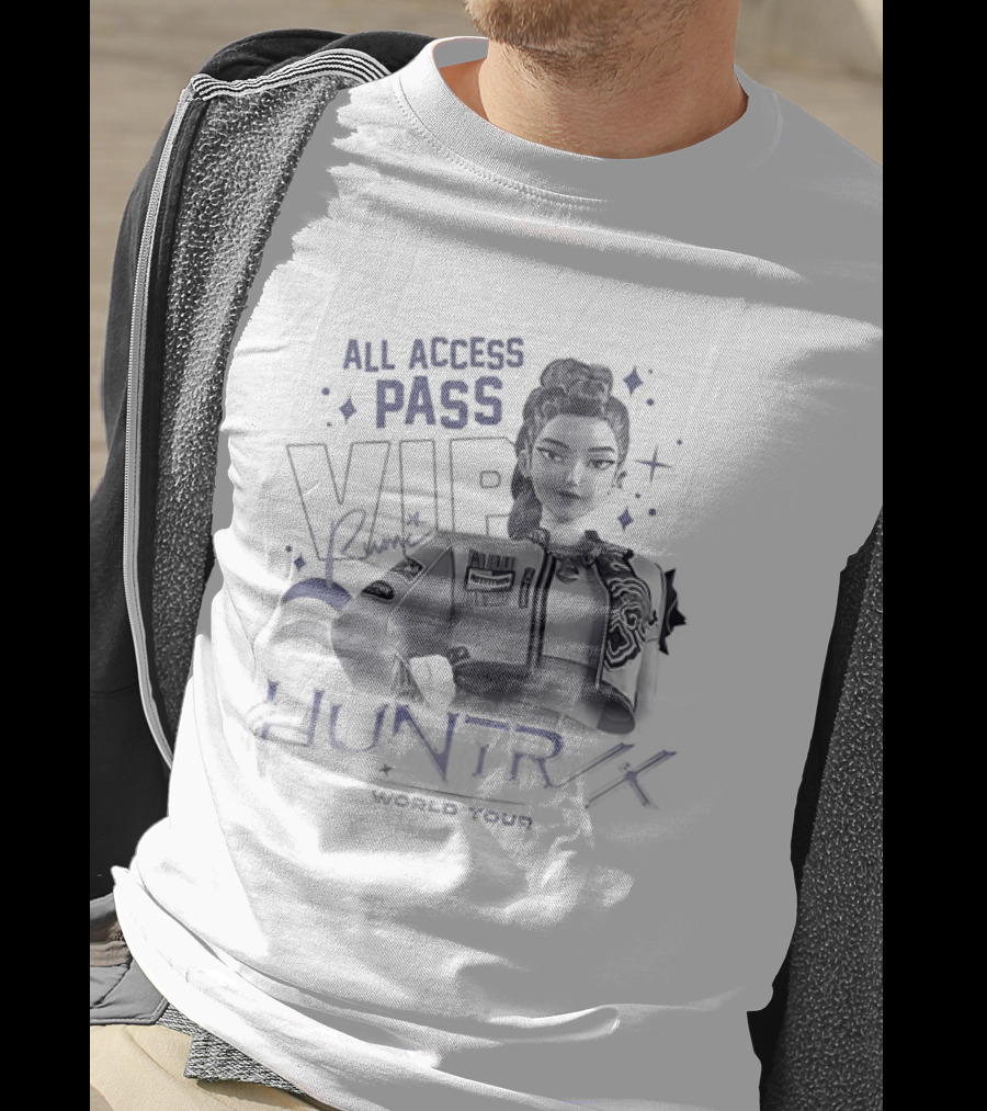 All Access Pass VIP Rumi KPop Demon Hunters Huntrix T-Shirt