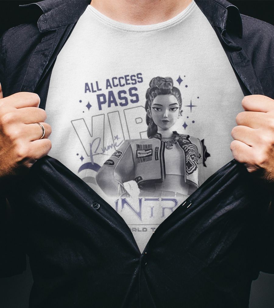 All Access Pass VIP Rumi KPop Demon Hunters Huntrix T-Shirt