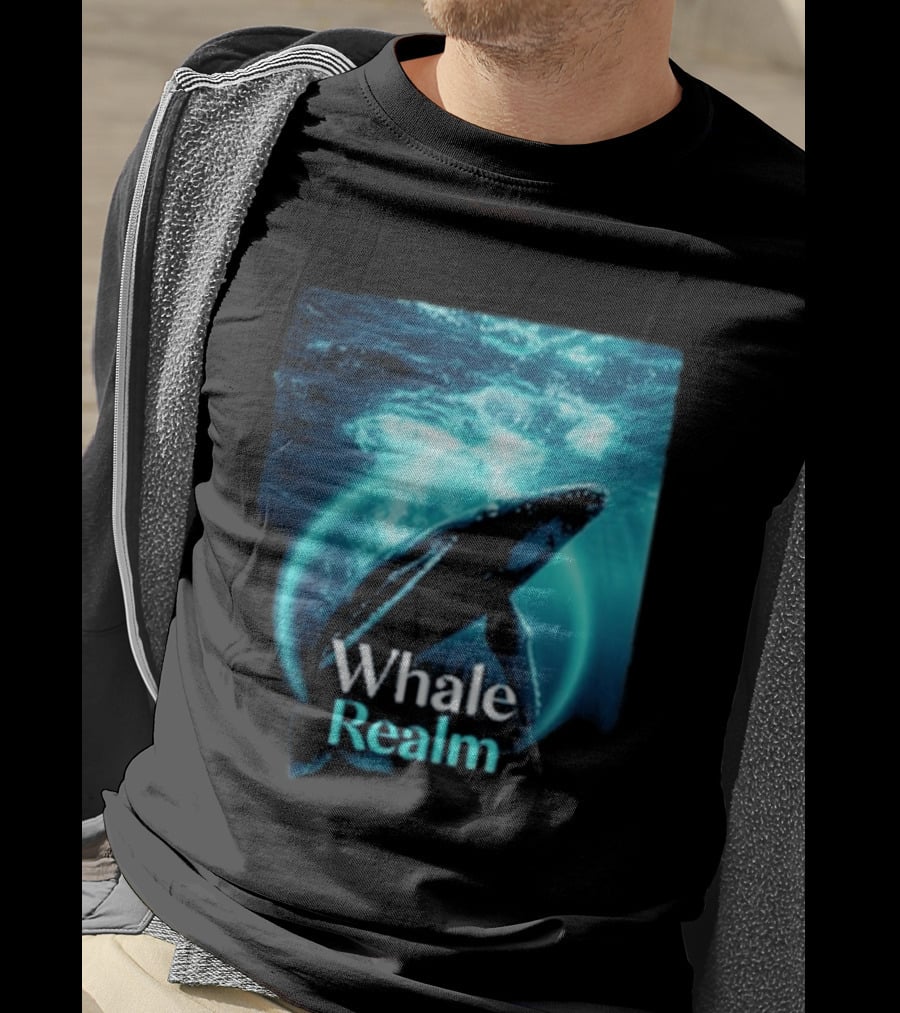 Whale Realm Cinematic Underwater Escape T-Shirt