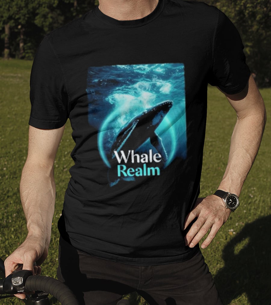 Whale Realm Cinematic Underwater Escape T-Shirt
