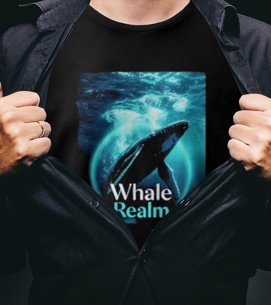 Whale Realm Cinematic Underwater Escape T-Shirt