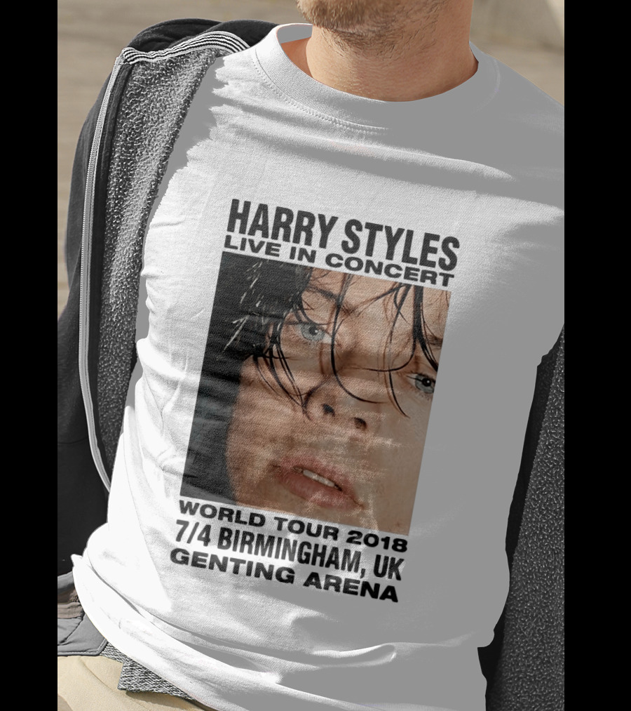 Harry Styles Live In Concert World Tour 2018 Birmingham UK Genting Arena T-Shirt