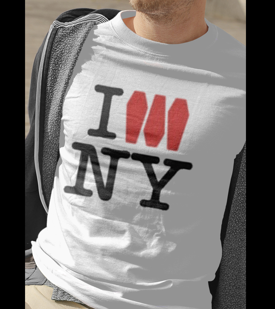 I Love NY Coffin Icon Parody Trend T-Shirt