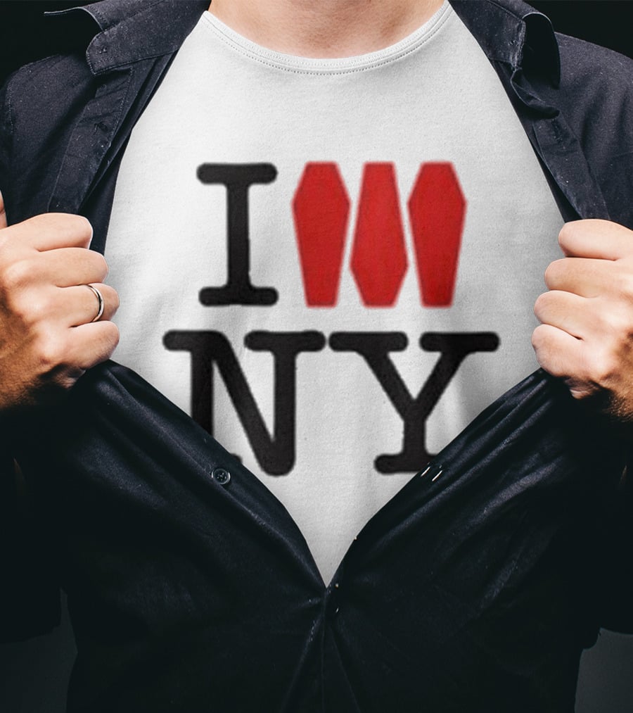 I Love NY Coffin Icon Parody Trend T-Shirt