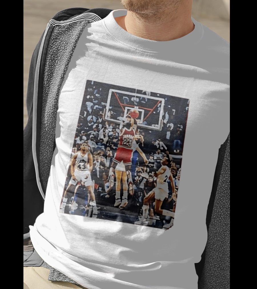 Michael Jordan 23 Chicago Bulls Iconic Basketball Moment T-Shirt