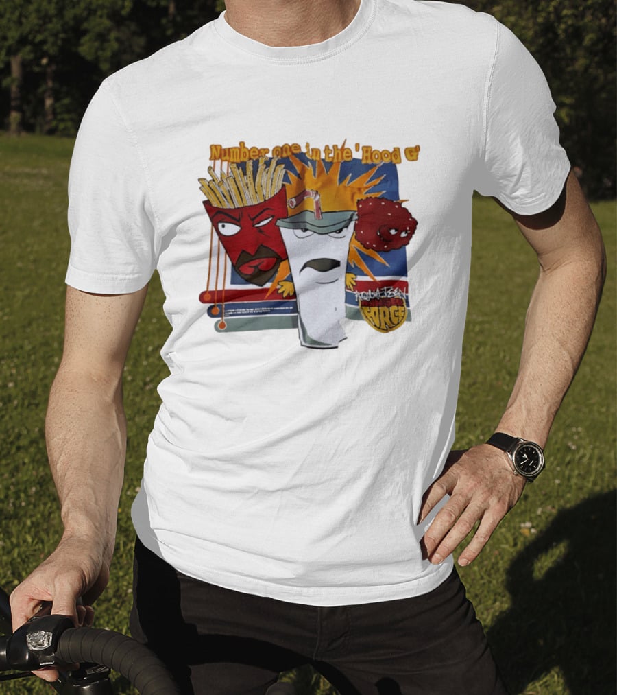 Number One In The 'Hood G Aqua Teen Hunger Force Frylock Master Shake Meatwad T-Shirt