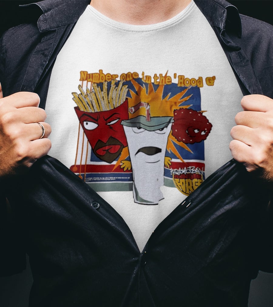 Number One In The 'Hood G Aqua Teen Hunger Force Frylock Master Shake Meatwad T-Shirt