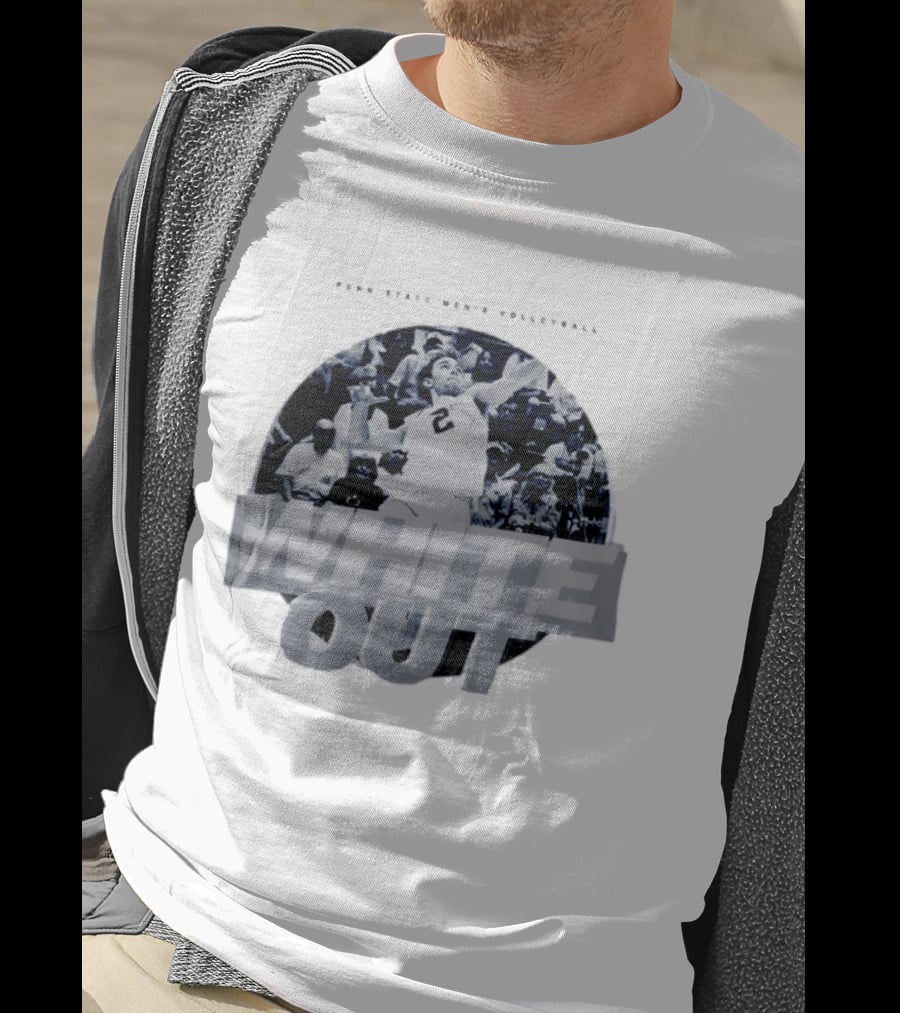 Penn State Nittany Lions Men's Volleyball White Out 2026 Player Action T-Shirt