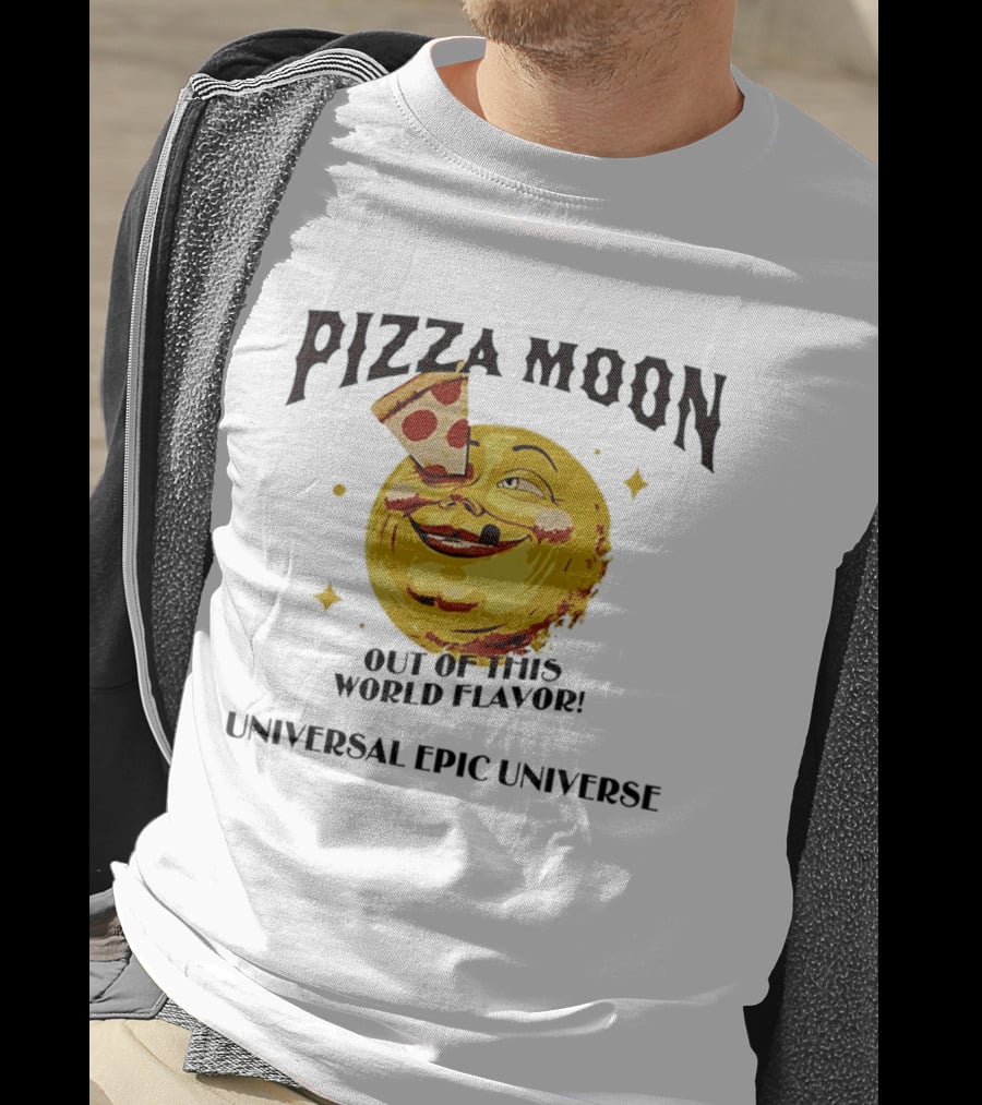 Pizza Moon Out Of This World Flavor Universal Epic Universe T-Shirt