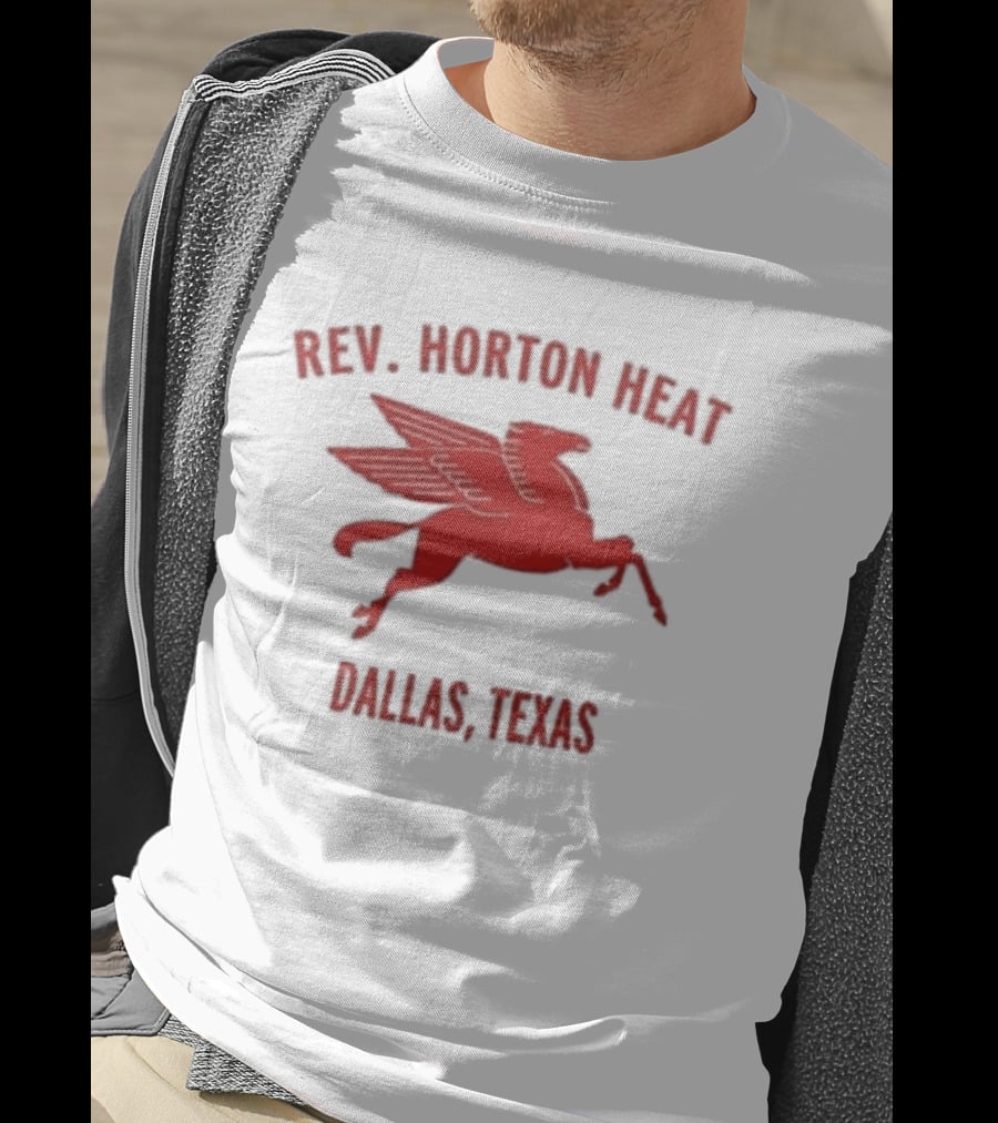Rev. Horton Heat Dallas Texas Pegasus T-Shirt