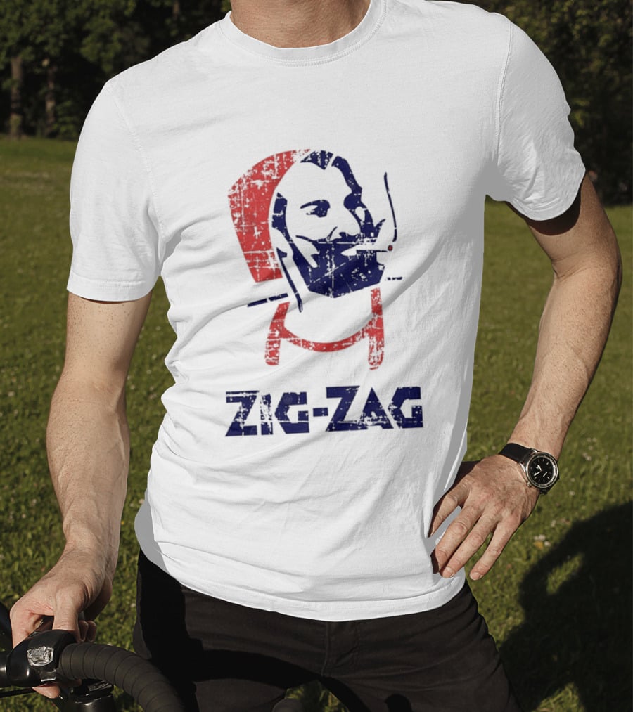 Zouave Soldier Zig Zag Smoking T-Shirt