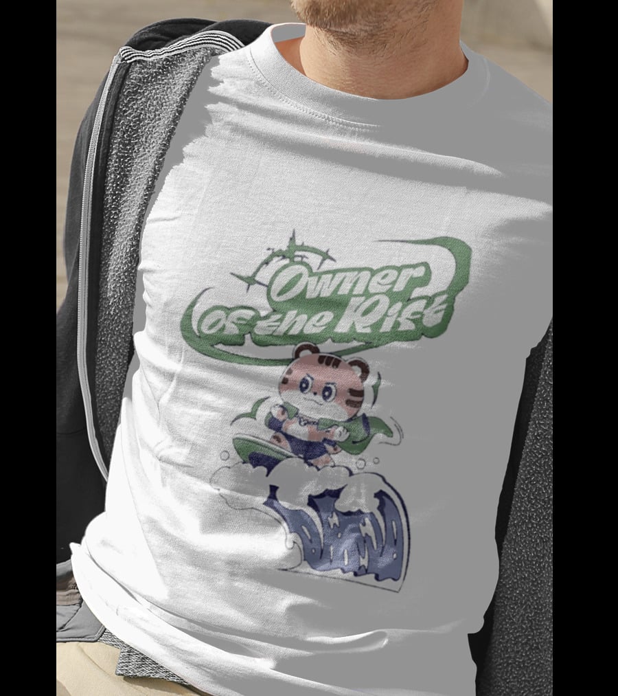 Owner Of The Waves Tiger Surfing Adventure T-Shirt
