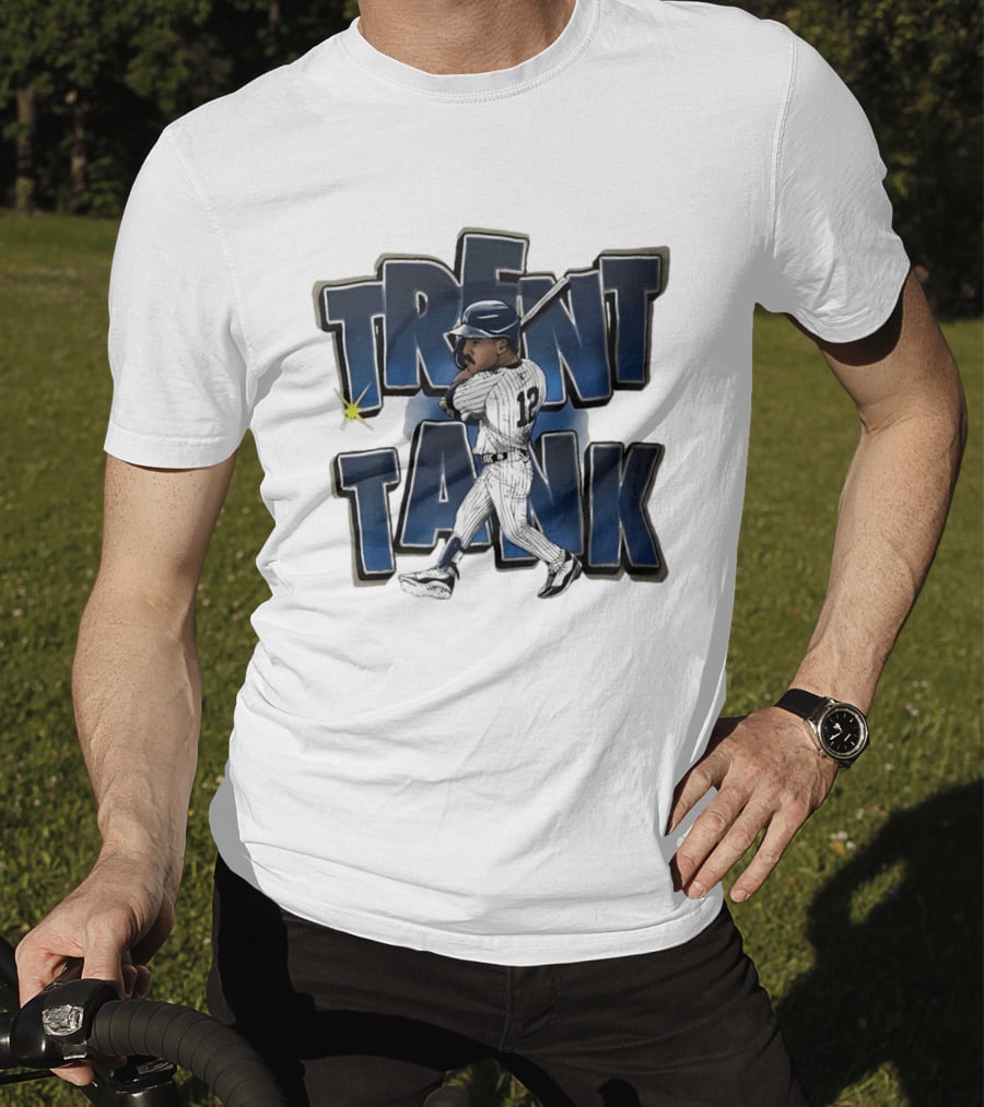 Trent Tank Baseball Homerun Player Number 12 T-Shirt