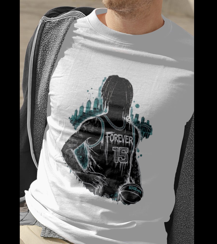 Brandon Clarke Forever 15 Memphis Grizzlies Basketball City Skyline Wilson T-Shirt