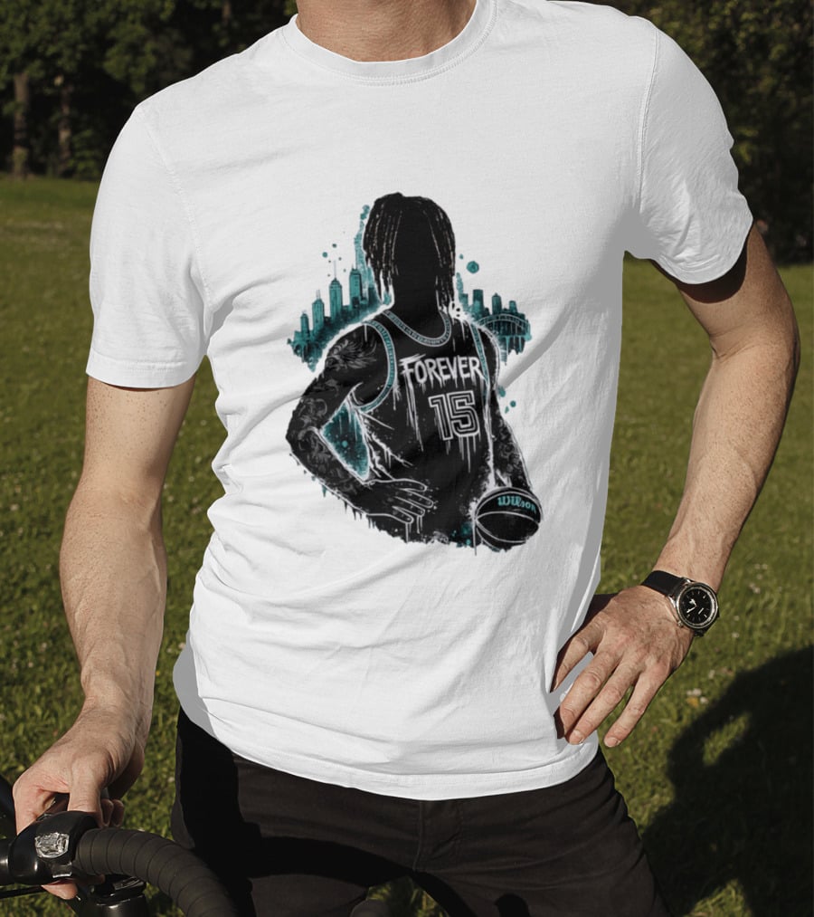 Brandon Clarke Forever 15 Memphis Grizzlies Basketball City Skyline Wilson T-Shirt