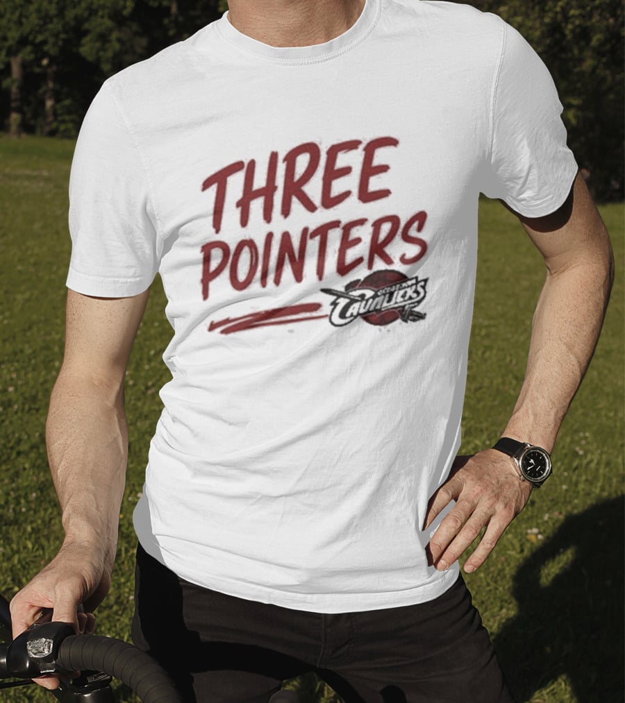 Three Pointers Cleveland Cavaliers Team T-Shirt