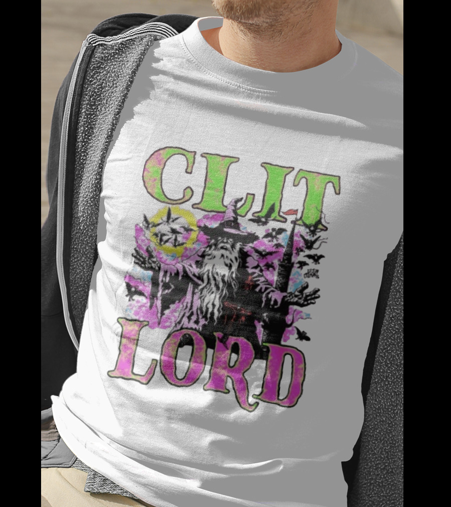 Clit Lord Wizard Psychedelic Wizardry Magic Vibes T-Shirt