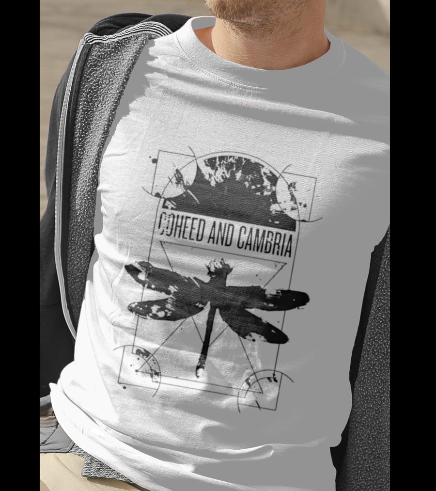 Coheed And Cambria Dragonfly Baseball Geometric T-Shirt