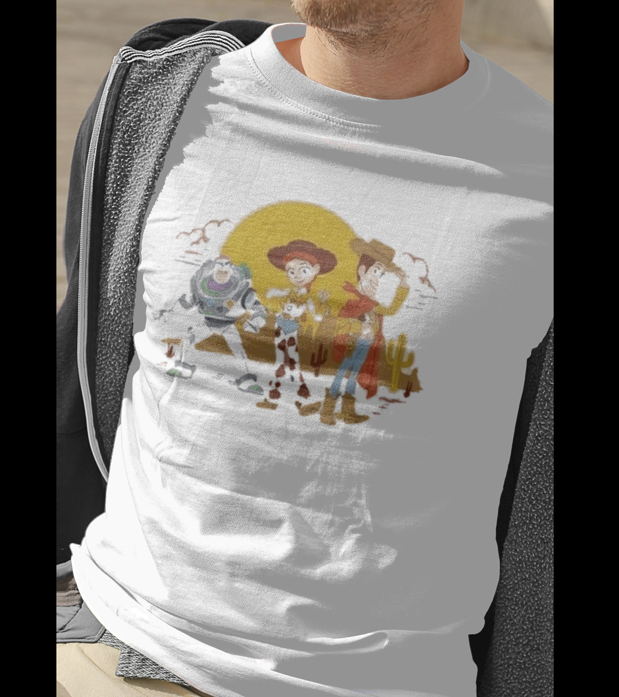 Arizona Diamondbacks X Toy Story Collaboration May 24 2026 Buzz Lightyear Woody Jessie Desert Scene T-Shirt