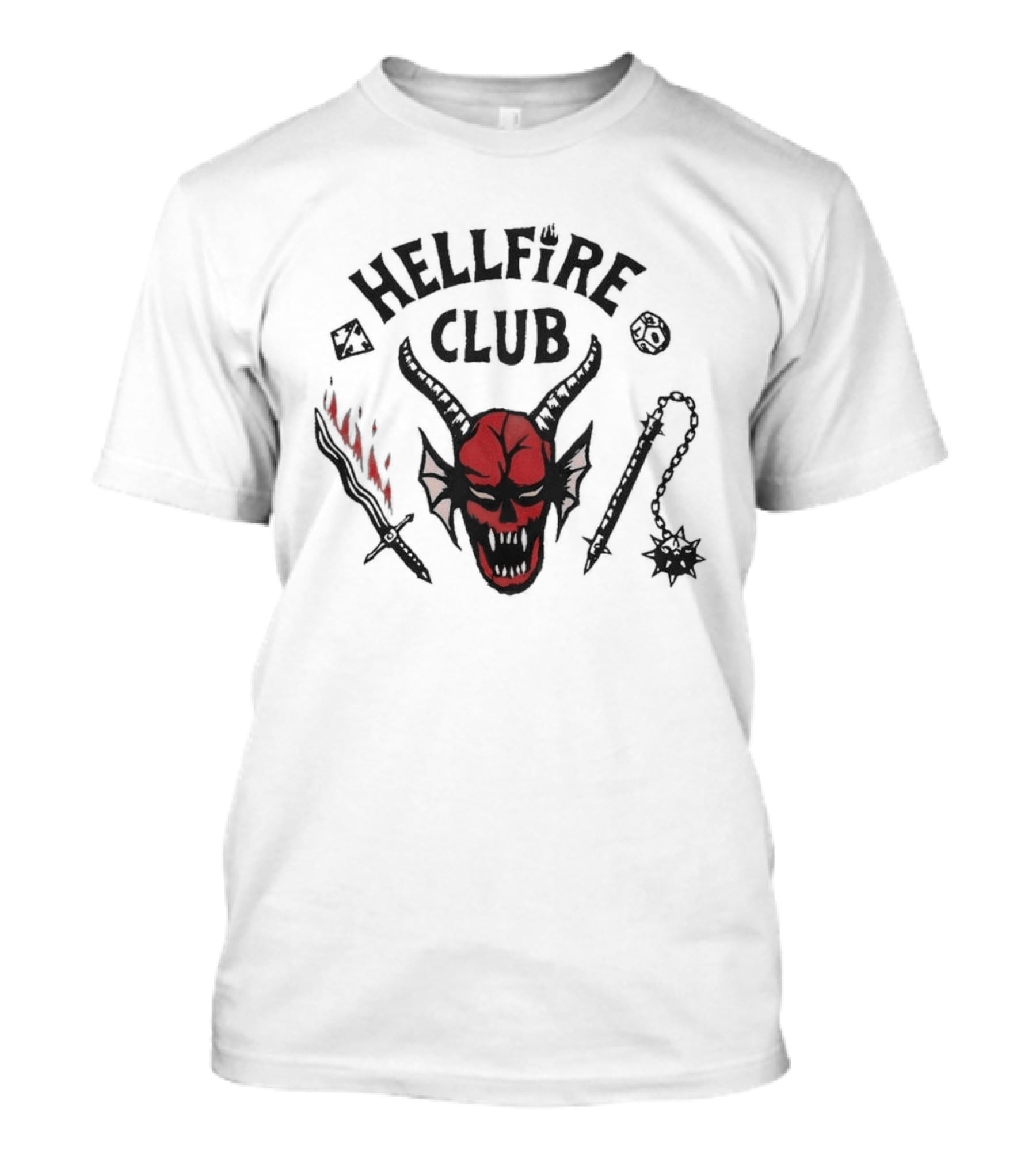 Dustin Gaten Matarazzo On Stranger Things Dustins Hellfire Club Raglan T-Shirt