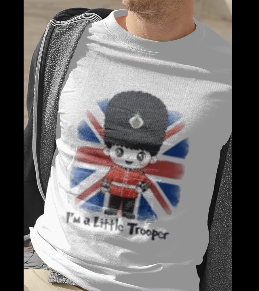 England I'm A Little Trooper British Guard With Union Jack T-Shirt