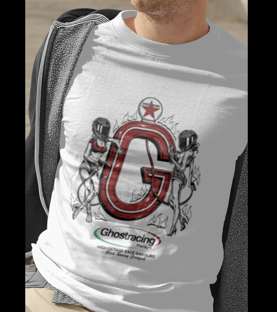 Ghost Racing High Octane Race Gasoline Pump T-Shirt