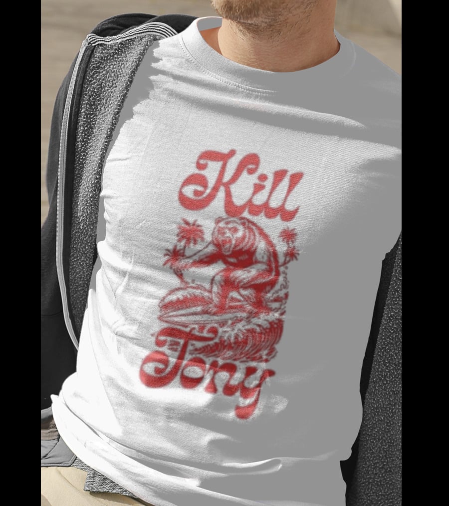 Kill Tony Surfing Bear T-Shirt